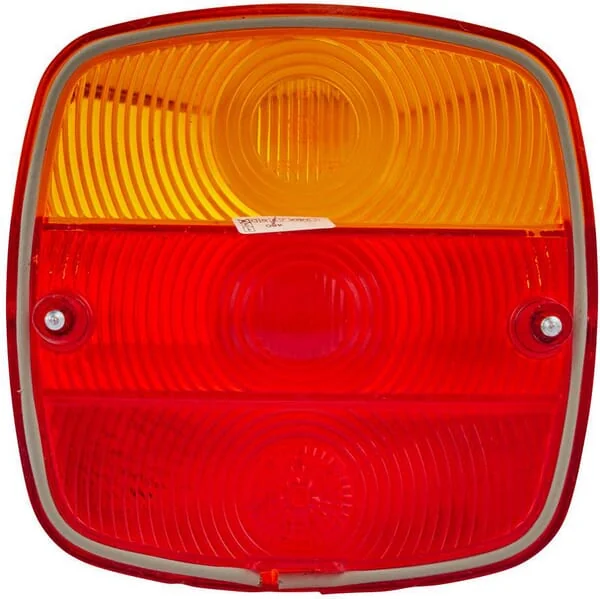 Hella - 9EL119614031 - Lichtlinse, Rot/Bernstein 141x129x63mm LH/RH/Heck Hella