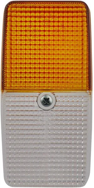 Hella - 9EL120224001 - Lichtlinse, Weiss/Bernstein, Rechteckig LH/RH, Hella