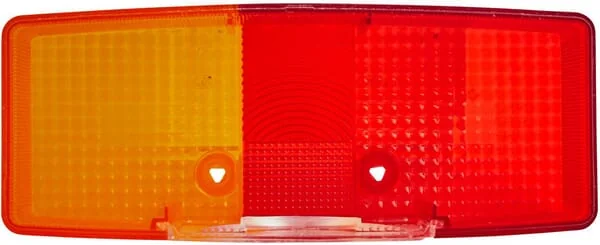 Hella - 9EL121431001 - Lichtlinse, Rot/Transparent/Bernstein Heck/Rechts Hella