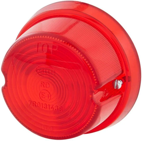 Hella - 9EL135266001 - Lichtlinse, Rot, Rund LH/RH/Heck Hella