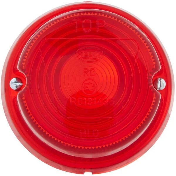 Hella - 9EL135266001 - Lichtlinse, Rot, Rund LH/RH/Heck Hella