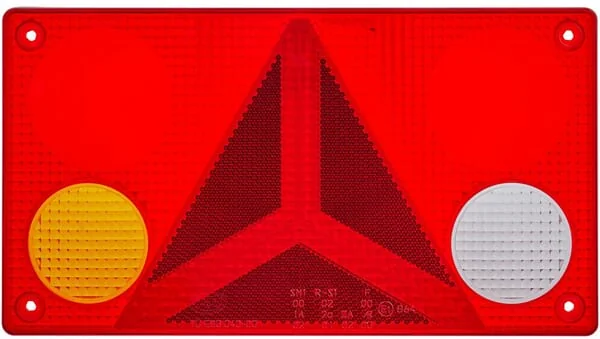 Hella - 9EL340203011 - Lampenglas Stangen – Hinten Links