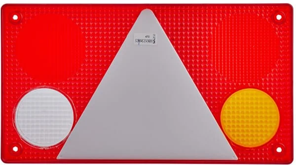 Hella - 9EL340203011 - Lampenglas Stangen – Hinten Links