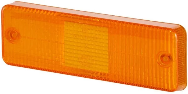 Hella - 9EL990267001 - Leuchtenscheibe, Orange, Rechteckig 150x30x54mm Links/Rechts Hella