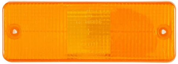 Hella - 9EL990267001 - Leuchtenscheibe, Orange, Rechteckig 150x30x54mm Links/Rechts Hella