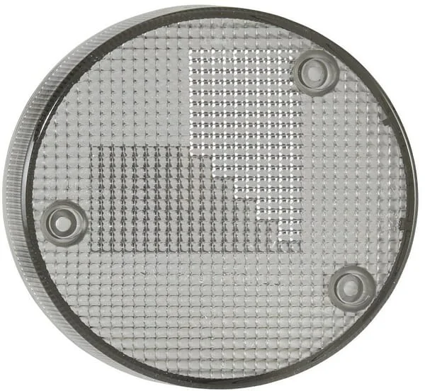 Hella - 9EL990354031 - Leuchtenscheibe, Grau, Rund Hinten/Links Hella