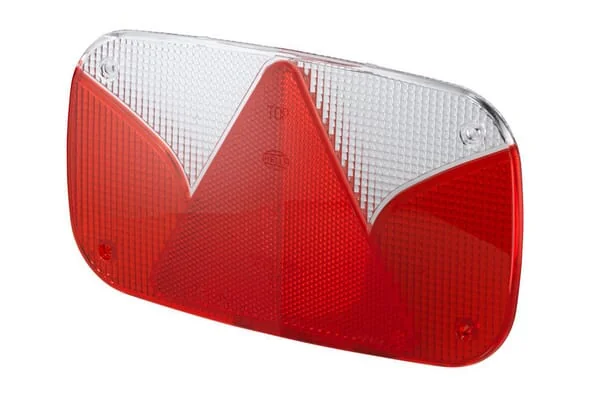 Hella - 9EL990632011 - Lampenglas Rot/Weiss