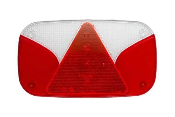 Hella - 9EL990632011 - Lampenglas Rot/Weiss
