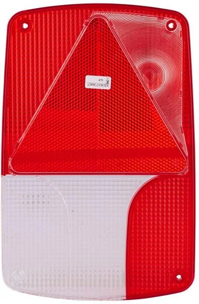 Hella - 9EL990633031 - Leuchtenscheibe, Rot/Transparent Hinten/Links Hella