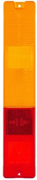 Hella - 9EL997453001 - Leuchtenscheibe, Orange/Rot, Rechteckig, 300x62x30mm Links/Rechts/Hinten Hella