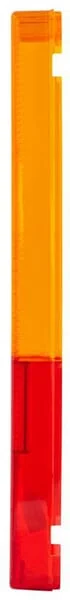 Hella - 9EL997453001 - Leuchtenscheibe, Orange/Rot, Rechteckig, 300x62x30mm Links/Rechts/Hinten Hella
