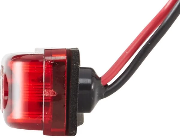Hella ValueFit - 2TM357010011 - Markierungsleuchte LED, Rechteckig, 12V, Rot, Aufschraubbar, 65x11x16mm, Hella ValueFit