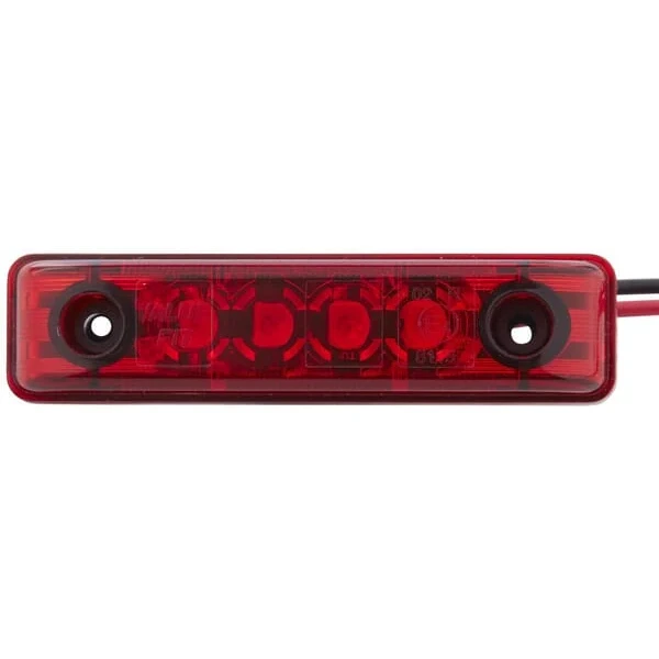 Hella ValueFit - 2TM357010111 - Rueckleuchte LED, Rechteckig, 24V, Rot, Aufschraubbar, 65x11x16mm, Hella ValueFit