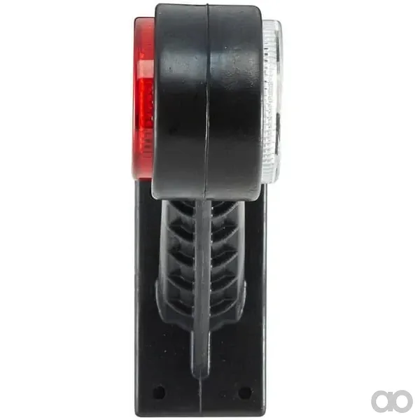 Hella ValueFit - 2XS357004041 - Markierungsleuchte Rechts LED, Rund, 12/24V, Rot/Weiß, Aufschraubbar, 142,5x45x160mm, 8 LEDs