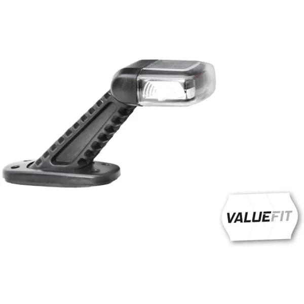 Hella ValueFit - 2XS357006011 - Markierleuchte LH LED, Eckig, 10/30V, Weiß, Aufschraubbar, 190,2x61,5x103mm, 8 LEDs