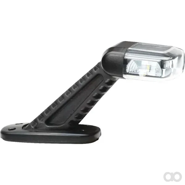 Hella ValueFit - 2XS357006021 - Markierleuchte LED, Eckig, 10/30V, Transparent, Aufschraubbar, 190,2x61,5x103mm, 8 LEDs – Rechts