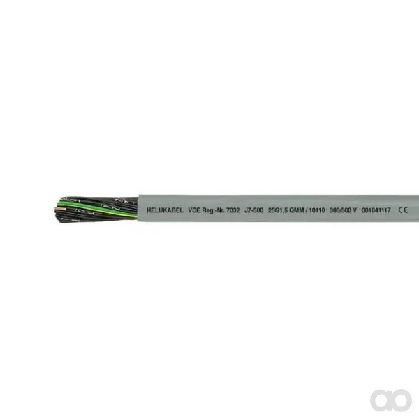 Helukabel - FLEXYJZ25075 - Kabel 25x0,8mm², Grau, PVC, pro m, Helukabel