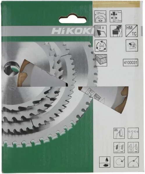 Hikoki - 4100031 - Saegeblatt 125x20 Z18