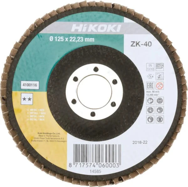 Hikoki - 4100111 - Schleifblatt 115mm K40