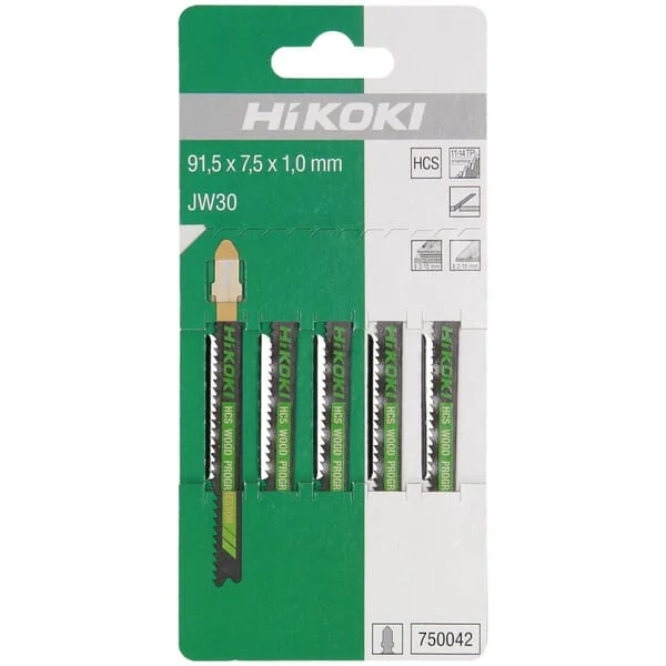 Hikoki - 750042 - Säbelsägeblätter für Holz JW30 (5x)