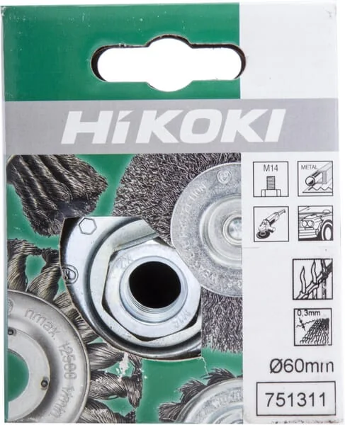 Hikoki - 751311 - Kombi 60mm M14 0.3mm Gekraeuselt