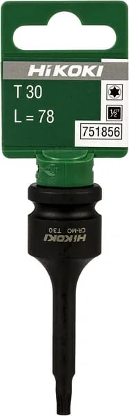 Hikoki - 751856 - Schlagschraubernuss Torx 1/2"-T30