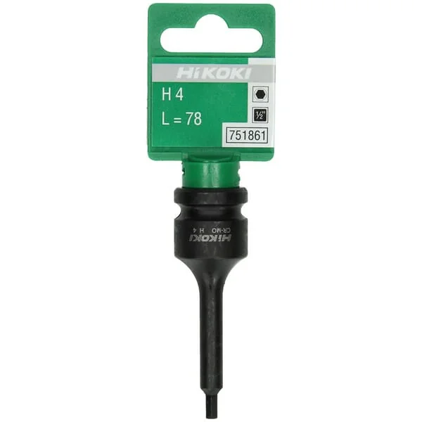 Hikoki - 751861 - Schlagschraubernuss 1/2" Sechskant-Bit 4mm
