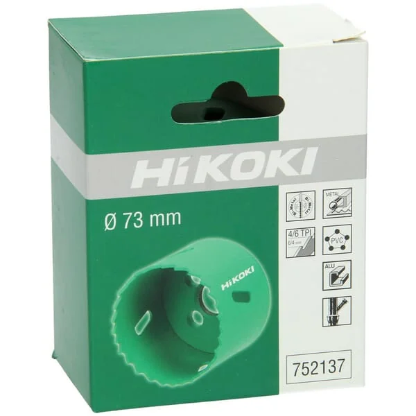 Hikoki - 752137 - Lochsaege 73mm