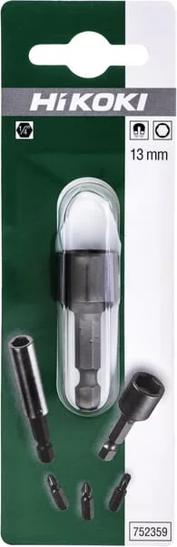 Hikoki - 752359 - Bit 1/4" Nuss 13mm Magnet