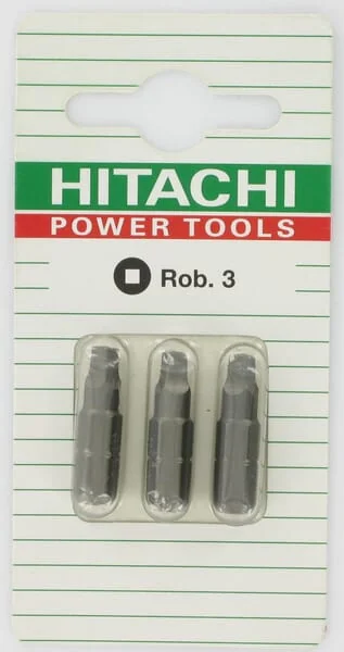 Hikoki - 752368 - Bits 1/4" Robertson 3-25 mm (3x)