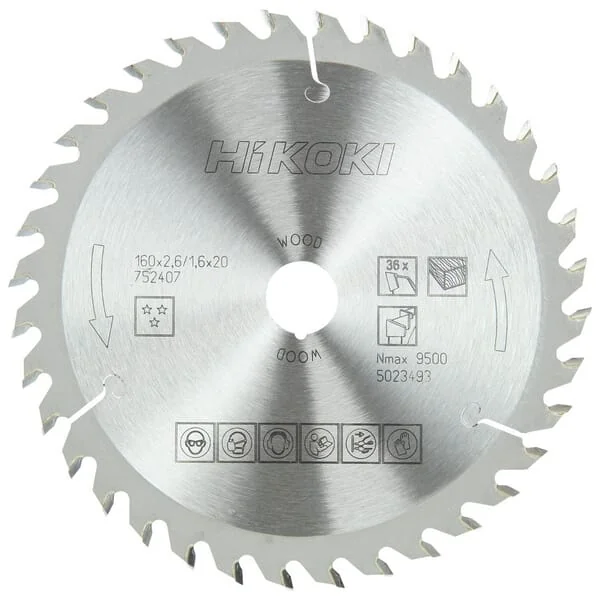 Hikoki - 752407 - HM-Kreissaegeblatt 160x20/16 T36