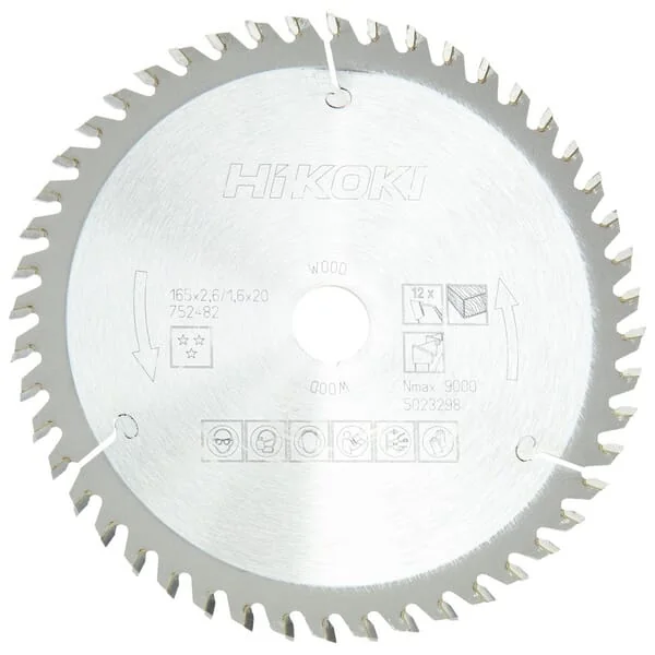 Hikoki - 752482 - HM-Kreissägeblatt 165x20 T48