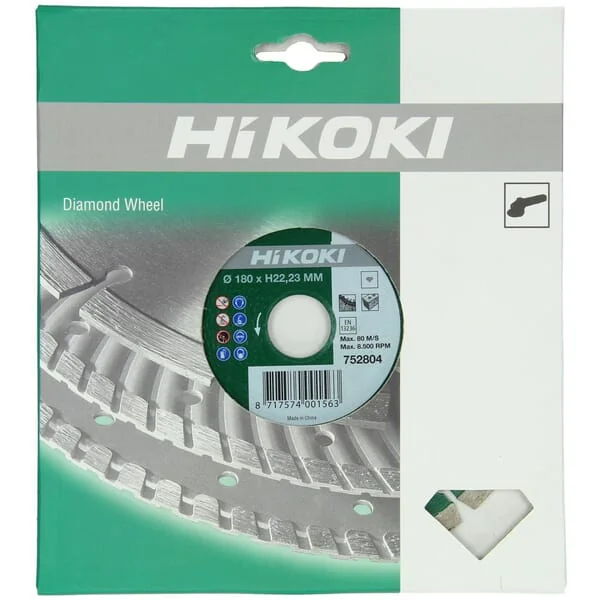 Hikoki - 752804 - Diamant-Saegeblatt Uni 180mm