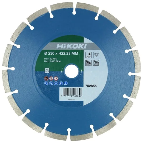 Hikoki - 752855 - Diamanttrennscheibe Beton 230mm