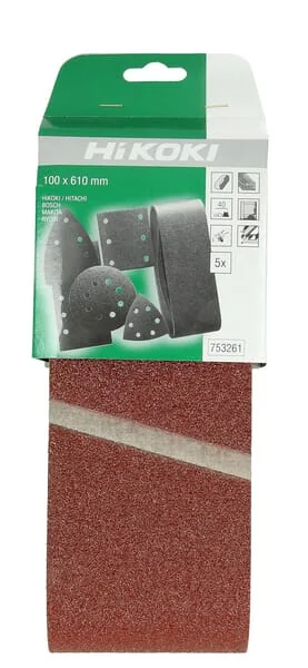 Hikoki - 753261 - Schleifband 100x610 K40 5 Stück
