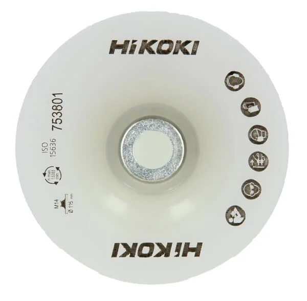 Hikoki - 753801 - Schleifteller + Mutter 115mm