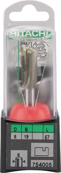 Hikoki - 754005 - HM-Fraeser 8mm Schaft 6mm
