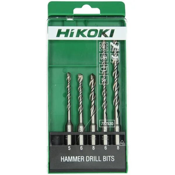 Hikoki - 782530 - SDS-PLUS-Bohrersatz (5-Tlg.)