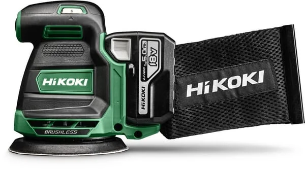 Hikoki - SV1813DAWPZ - Akku-Exzenterschleifer 125mm 18V 5,0Ah HSC II