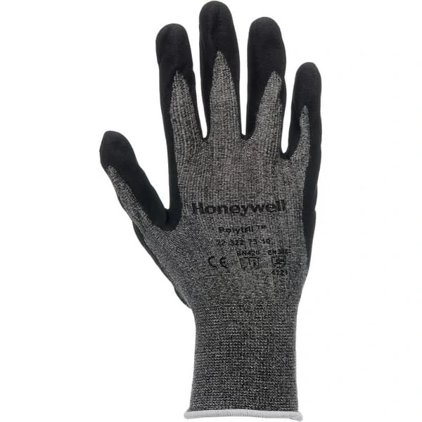 Honeywell - 223227306 - Arbeitshandschuhe Schwarz Baumwolle/Lycra 24,5 cm Lang Groesse 6/XS Polytril™ Air Comfort