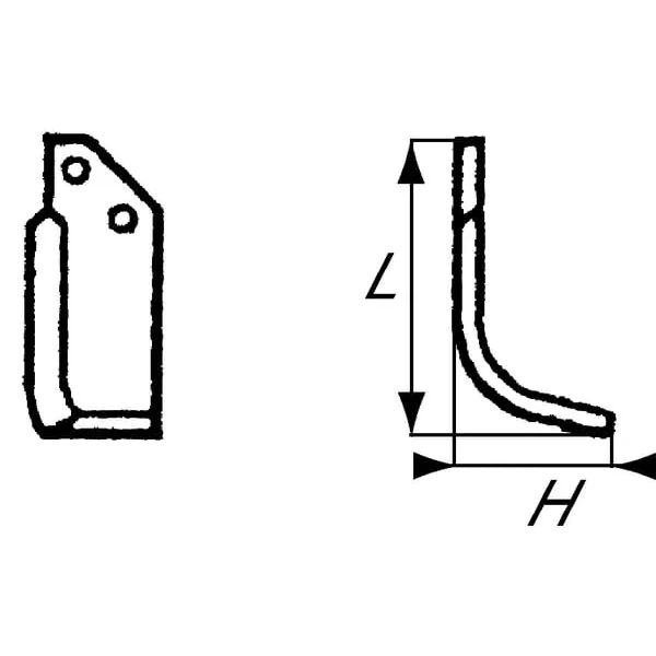 Howard - 73000009953V - Rotormesser LH 175x140x75mm 6mm Stark, Howard