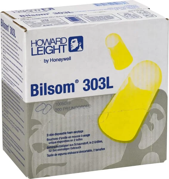 Howard Leight by Honeywell - 1005073 - Gehoerschutzstoepsel, Bilsom 303L 200 Paare