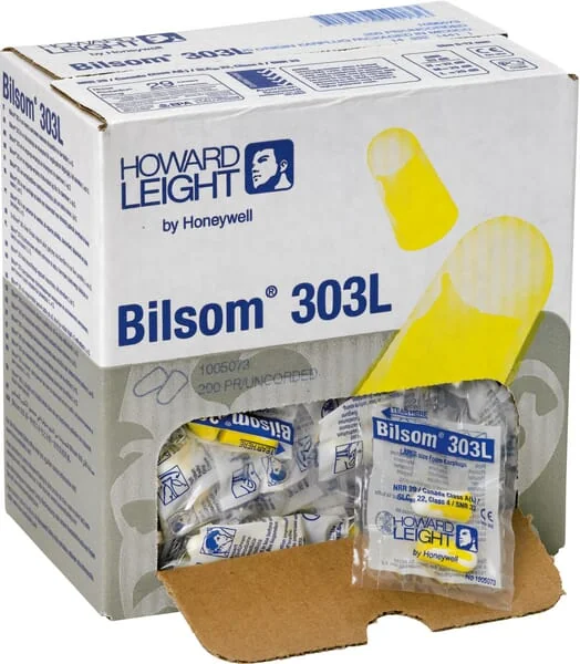 Howard Leight by Honeywell - 1005073 - Gehoerschutzstoepsel, Bilsom 303L 200 Paare