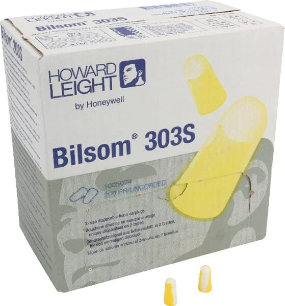 Howard Leight by Honeywell - 1005074 - Gehoerschutzstoepsel, Bilsom 303S 200 Paare