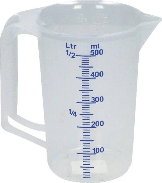 Hünersdorff - JK9350 - Messbecher 0,5 L PP
