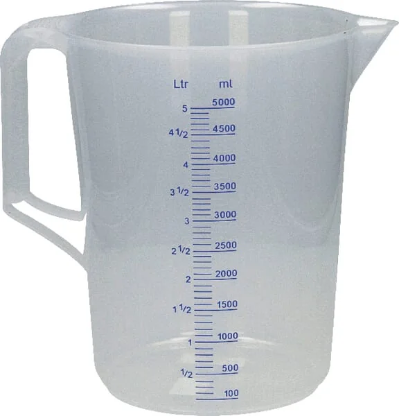 Hünersdorff - JK9390 - Messbecher 5,0 L PP