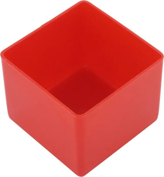 Hünersdorff - WE6221 - Sortimentskasten 54x54x45mm, Rot Polypropylen