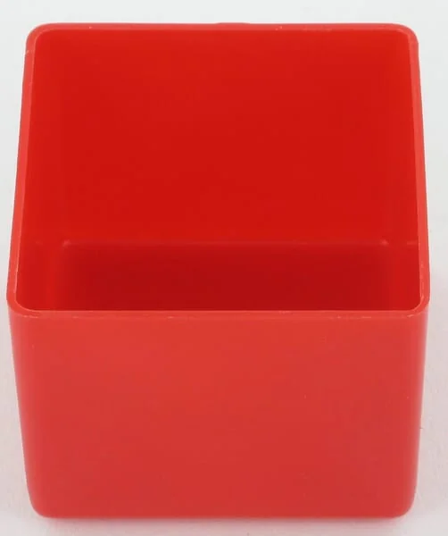 Hünersdorff - WE6221 - Sortimentskasten 54x54x45mm, Rot Polypropylen
