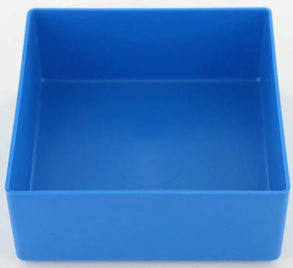 Hünersdorff - WE6223 - Sortimentskasten 108x108x45mm, Blau Polypropylen