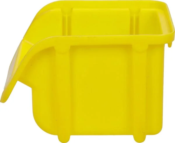 Hünersdorff - WE6712 - Aufbewahrungsbox 100x115x75mm, 0,46l Fassungsvermögen, Gelb Polypropylen, Linbin Nr.1